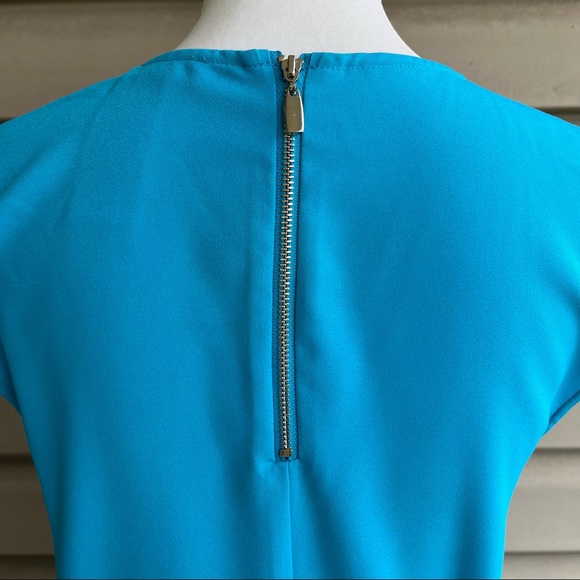 •Laundry By Design• Turquoise V-Neckline Dress - Size 4 - Picture 6 of 8